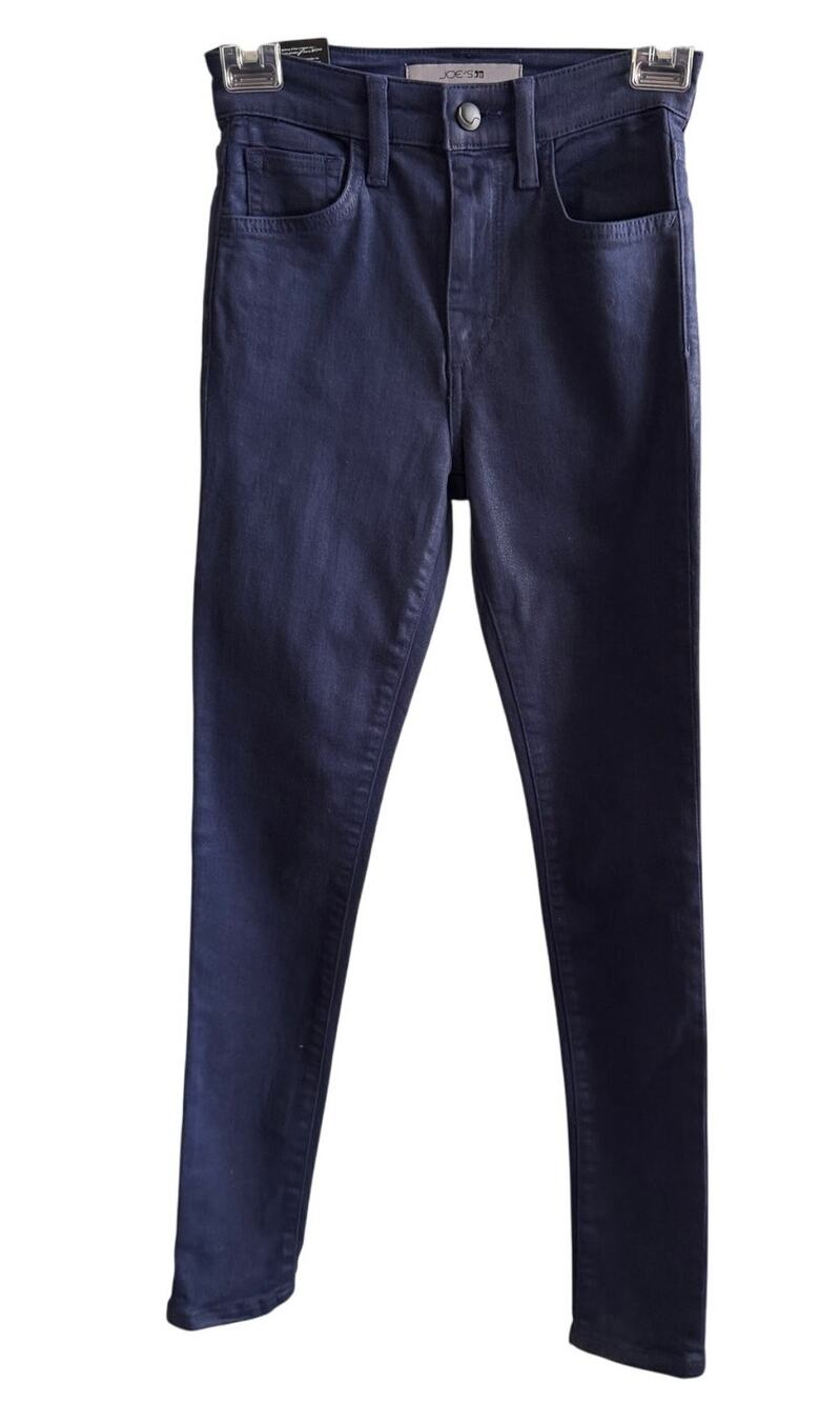 NEW JOE'S JEANS Women's Coated High-Rise Skinny Ankle Jean Size 23